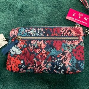Vera Bradley performance twill wristlet